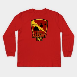 Air Cav Air Assault Kids Long Sleeve T-Shirt